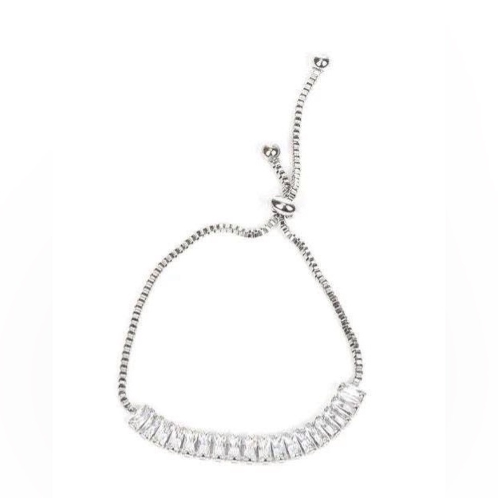 Paparazzi Shimmering Silver Bracelet